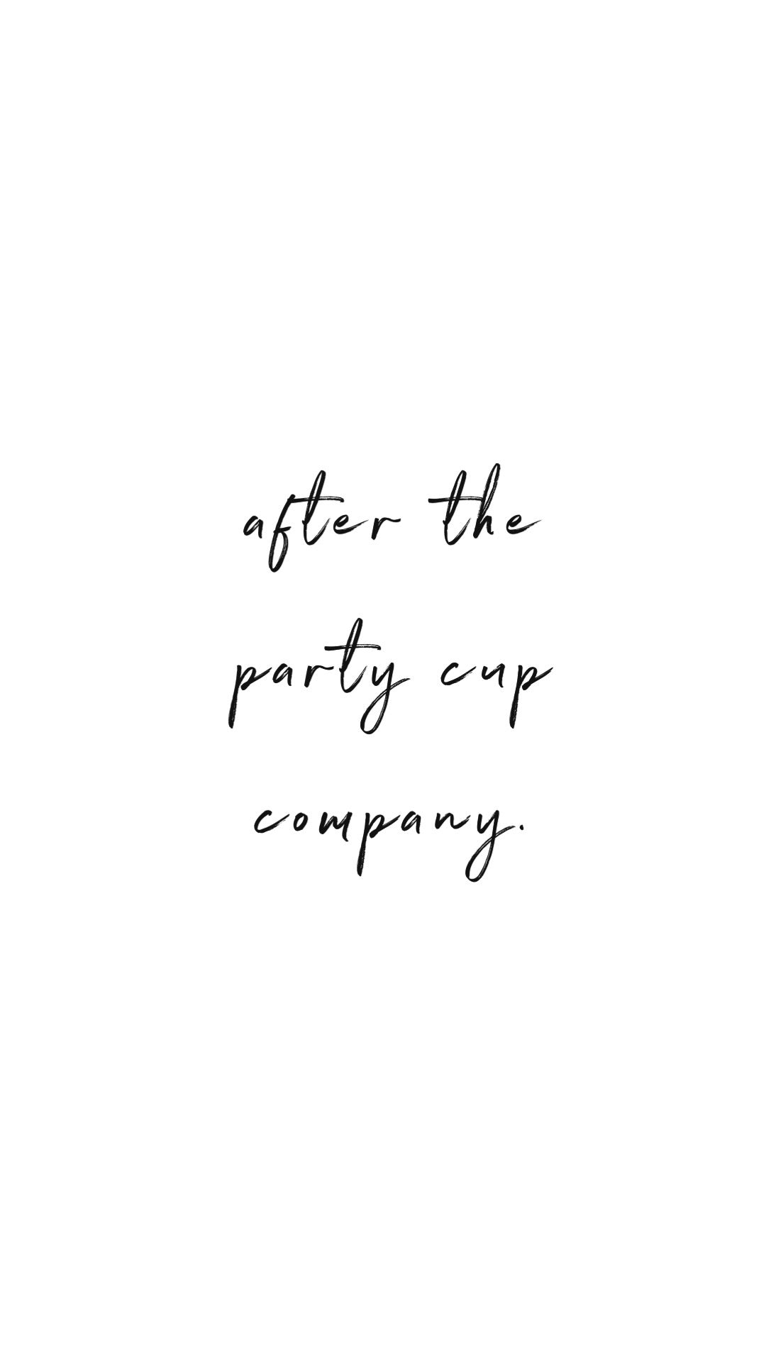 After the Party Cup Company